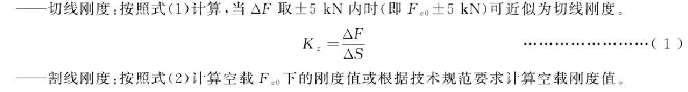 軌道橡膠彈簧垂向靜剛度試驗機測試要求